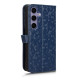 For Samsung Galaxy S24+ 5G Honeycomb Dot Texture Leather Phone Case(Blue)