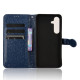 For Samsung Galaxy S24+ 5G Honeycomb Dot Texture Leather Phone Case(Blue)