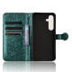 For Samsung Galaxy S24+ 5G Honeycomb Dot Texture Leather Phone Case(Green)
