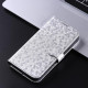 For Samsung Galaxy S24+ 5G Honeycomb Dot Texture Leather Phone Case(Silver)