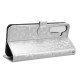For Samsung Galaxy S24+ 5G Honeycomb Dot Texture Leather Phone Case(Silver)