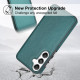 For Samsung Galaxy S24+ 5G Leather Texture Full Coverage Phone Case(Green)