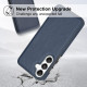 For Samsung Galaxy S24+ 5G Leather Texture Full Coverage Phone Case(Blue)