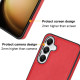 For Samsung Galaxy S24+ 5G Leather Texture Full Coverage Phone Case(Red)