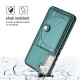 For Samsung Galaxy S23+ Shockproof Leather Phone Case with Card Holder(Green)