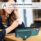 For Samsung Galaxy S23+ Shockproof Leather Phone Case with Card Holder(Green)