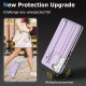 For Samsung Galaxy S23+ Shockproof Leather Phone Case with Wrist Strap(Purple)
