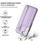 For Samsung Galaxy S23+ Shockproof Leather Phone Case with Wrist Strap(Purple)
