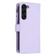 For Samsung Galaxy S24+ 5G 9 Card Slots Zipper Wallet Leather Flip Phone Case(Light Purple)