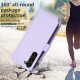 For Samsung Galaxy S24+ 5G 9 Card Slots Zipper Wallet Leather Flip Phone Case(Light Purple)