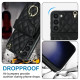 For Samsung Galaxy S24+ 5G Rhombic Texture Card Bag Phone Case with Long Lanyard(Black)