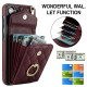 For Samsung Galaxy S24+ 5G Rhombic Texture Card Bag Phone Case with Long Lanyard(Wine Red)