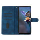 For Samsung Galaxy S24+ 5G Flower Butterfly Embossing Pattern Leather Phone Case(Blue)