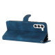 For Samsung Galaxy S24+ 5G Flower Butterfly Embossing Pattern Leather Phone Case(Blue)