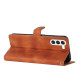 For Samsung Galaxy S24+ 5G Flower Butterfly Embossing Pattern Leather Phone Case(Brown)