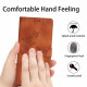 For Samsung Galaxy S24+ 5G Flower Butterfly Embossing Pattern Leather Phone Case(Brown)