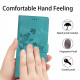 For Samsung Galaxy S24+ 5G Flower Butterfly Embossing Pattern Leather Phone Case(Sky Blue)