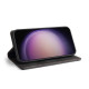 For Samsung Galaxy S24+ 5G Skin Feel Anti-theft Brush Horizontal Flip Leather Case with Holder(Black)