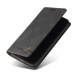 For Samsung Galaxy S24+ 5G Skin Feel Anti-theft Brush Horizontal Flip Leather Case with Holder(Black)