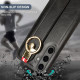 For Samsung Galaxy S24+ 5G Wristband Leather Back Phone Case(Black)