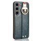 For Samsung Galaxy S24+ 5G Wristband Leather Back Phone Case(Blue)