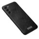 For Samsung Galaxy S24+ 5G SULADA Shockproof TPU Hybrid Handmade Leather Phone Case(Black)