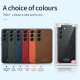 For Samsung Galaxy S24+ 5G SULADA Shockproof TPU Hybrid Handmade Leather Phone Case(Red)