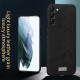 For Samsung Galaxy S24+ 5G SULADA Shockproof TPU Hybrid Handmade Leather Phone Case(Brown)