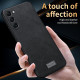 For Samsung Galaxy S24+ 5G SULADA Shockproof TPU Hybrid Handmade Leather Phone Case(Brown)