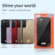 For Samsung Galaxy S24+ 5G SULADA Glittery TPU Hybrid Handmade Leather Phone Case(Red)