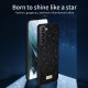 For Samsung Galaxy S24+ 5G SULADA Glittery TPU Hybrid Handmade Leather Phone Case(Gold)