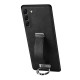 For Samsung Galaxy S23+ 5G SULADA PC Hybrid Leather Texture Skin Feel Shockproof Phone Case(Black)