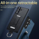 For Samsung Galaxy S24+ 5G SULADA PC Hybrid Leather Texture Skin Feel Shockproof Phone Case(Brown)