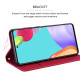 For Samsung Galaxy S24+ Frosted Business Magnetic Horizontal Flip PU Phone Case(Red)