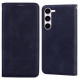 For Samsung Galaxy S24+ Frosted Business Magnetic Horizontal Flip PU Phone Case(Black)
