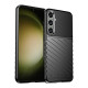 For Samsung Galaxy S24+ 5G Thunderbolt Shockproof TPU Phone Case(Black)