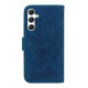 For Samsung Galaxy S24+ 5G Butterfly Rose Embossed Leather Phone Case(Blue)