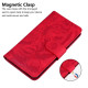 For Samsung Galaxy S24+ 5G Tiger Embossing Pattern Flip Leather Phone Case(Red)