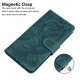 For Samsung Galaxy S24+ 5G Tiger Embossing Pattern Flip Leather Phone Case(Green)