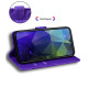 For Samsung Galaxy S24+ 5G Tiger Embossing Pattern Flip Leather Phone Case(Purple)