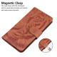 For Samsung Galaxy S24+ 5G Tiger Embossing Pattern Flip Leather Phone Case(Brown)