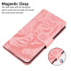 For Samsung Galaxy S24+ 5G Tiger Embossing Pattern Flip Leather Phone Case(Pink)