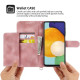For Samsung Galaxy S24+ 5G Skin-feel Flowers Embossed Wallet Leather Phone Case(Pink)