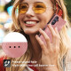 For Samsung Galaxy S24+ 5G Skin-feel Flowers Embossed Wallet Leather Phone Case(Pink)