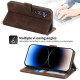 For Samsung Galaxy S24+ 5G Skin-feel Flowers Embossed Wallet Leather Phone Case(Brown)