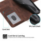 For Samsung Galaxy S24+ 5G Skin-feel Flowers Embossed Wallet Leather Phone Case(Brown)