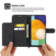 For Samsung Galaxy S24+ 5G Skin-feel Flowers Embossed Wallet Leather Phone Case(Black)