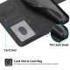 For Samsung Galaxy S24+ 5G Skin-feel Flowers Embossed Wallet Leather Phone Case(Black)