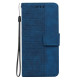 For Samsung Galaxy S24+ 5G Geometric Embossed Leather Phone Case(Blue)