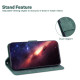 For Samsung Galaxy S24+ 5G Geometric Embossed Leather Phone Case(Green)